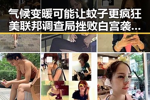 气候变暖可能让蚊子更疯狂 美联邦调查局挫败白宫袭击图谋引发关注